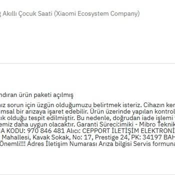 Epttavm Arızalı Akıllı Saatin İadesi Hijyen Bahanesiyle Reddedildi