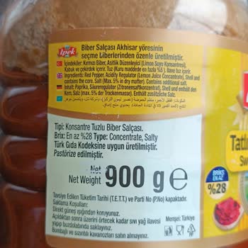 Açılmamış Tatlı Biber Salçasında Küf Sorunu İle Mağduriyet