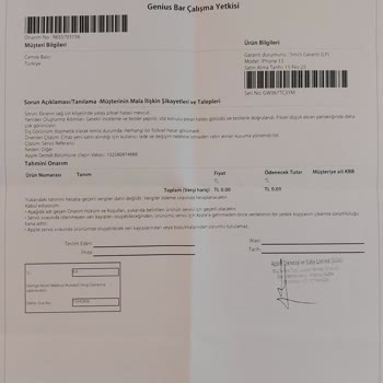 Vodafone'dan Aldığım İphone 13'ün Kusurlu Çıkmasına Rağmen Değişim Yapılmıyor