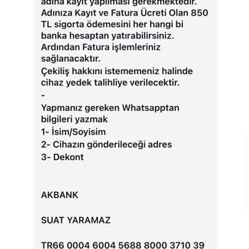 Instagram Çekilişi Sonrası Şüpheli İletişim Ve Mağduriyet
