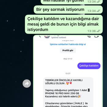 Instagram Çekilişi Sonrası Şüpheli İletişim Ve Mağduriyet