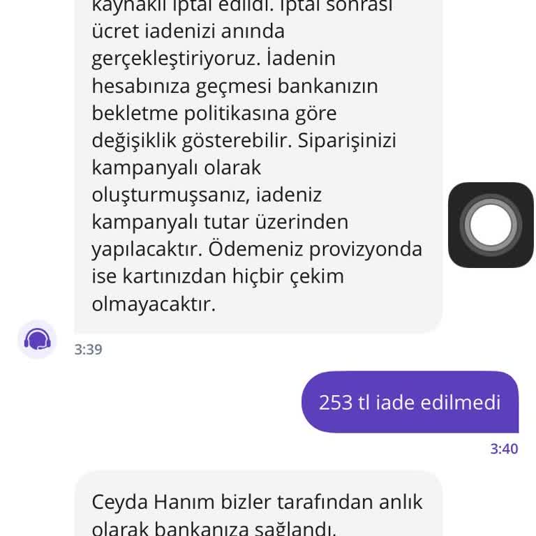 Getir Ve Trendyolda İade Tutarları Hesabıma Geçmiyor