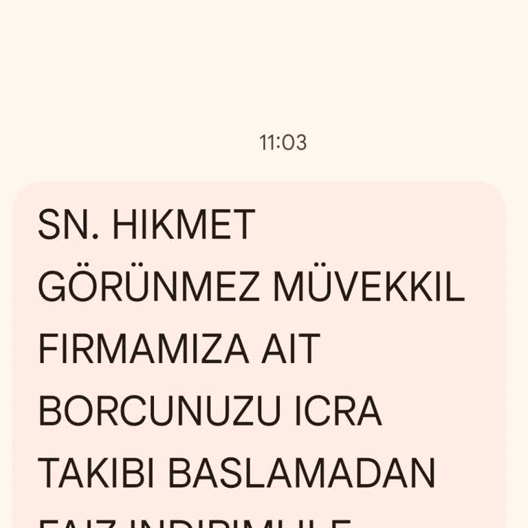 Ismim Kullanılarak Haksız Suçlama Ve Hukuki Takip Mesajları Alıyorum