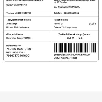 Touche Prive'den Geciken İade Ve Yetersiz Müşteri Desteği