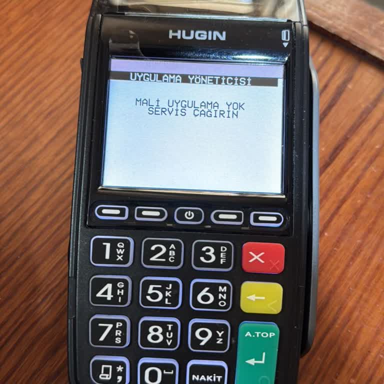 Hugin T300 Yazarkasa Pos'ta Uygulama Hatası Ve Ulaşılamayan Destek