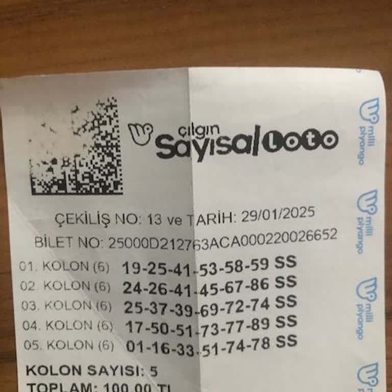 Sisal Şans Kazanan Loto Biletimin Barkodu Silindiği İçin İkramiyemi Alamıyorum