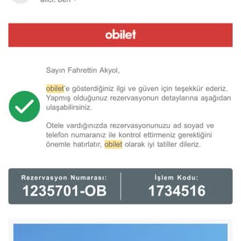 Obilet Üzerinden Yapılan Otel Rezervasyonum Enso Inn Tarafından Kabul Edilmedi