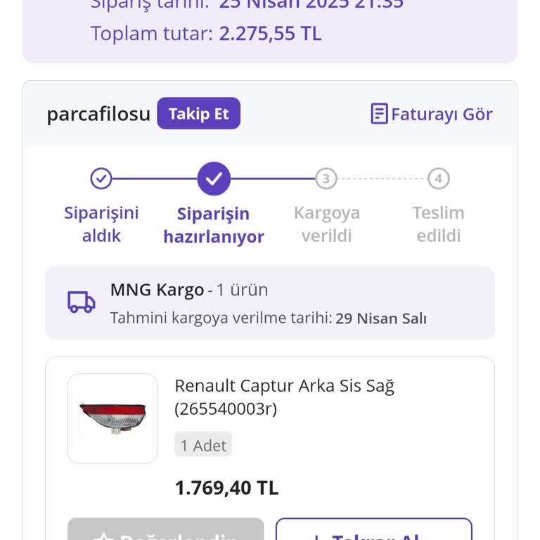 Stokta Olmayan Ürün Satışı Ve Sipariş İptali Sonrası Mağduriyet