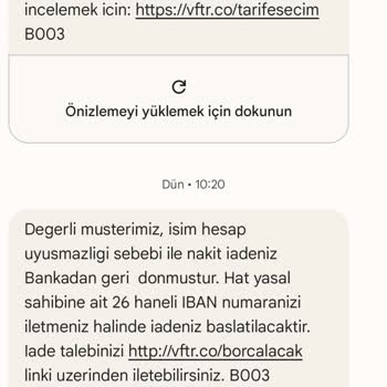 Fazla Fatura Ücreti İadesi Yapılmadı, Mağdur Edildim