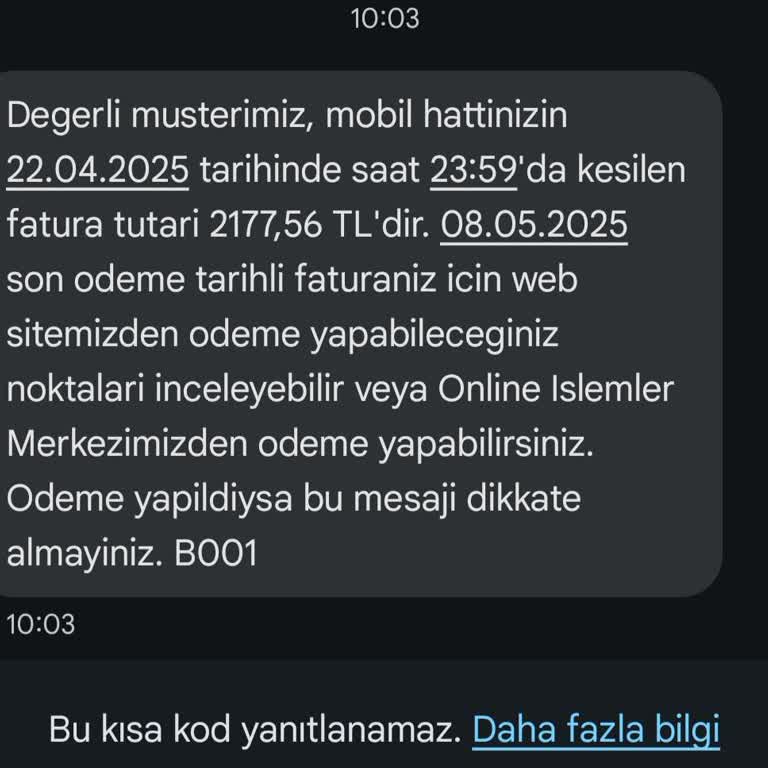 Türk Telekom'dan Anlaşılmaz Fatura Ve İletişim Sorunu