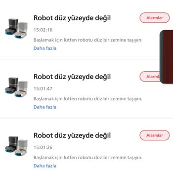 Philips Robot Süpürge Sürekli Düz Zemine Taşıyın Hatası Veriyor, Çözüm Yok