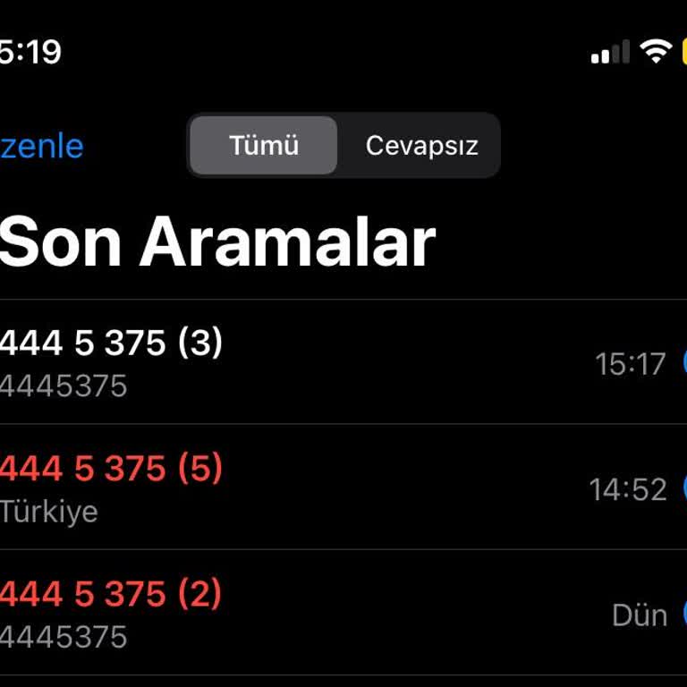 Sebepsiz Ve Israrlı Aramalarla Rahatsız Ediliyorum