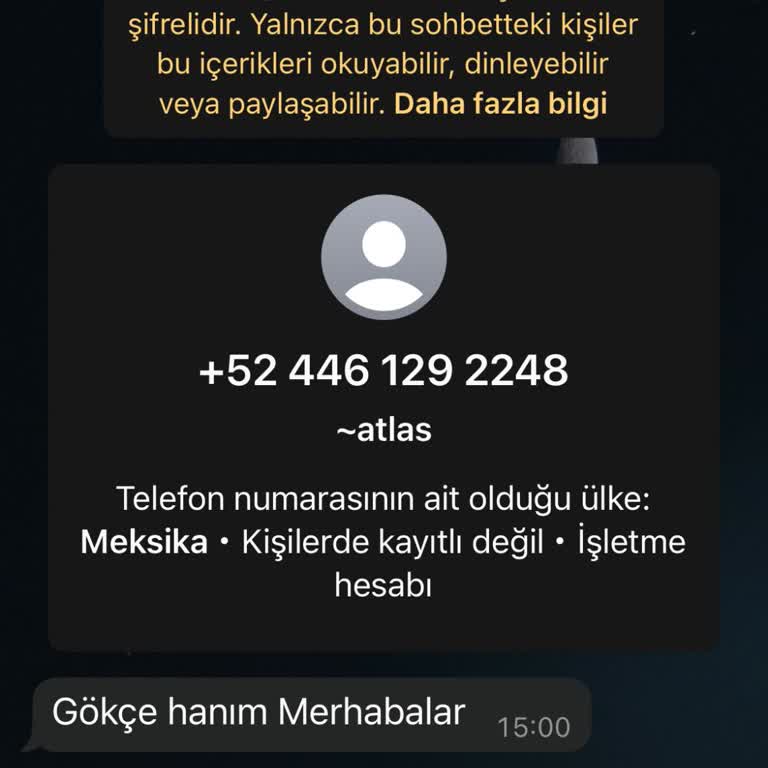 Meksika Numarasından Gelen WhatsApp Mesajı Sonrası Kişisel Bilgilerim Tehlikede Mi