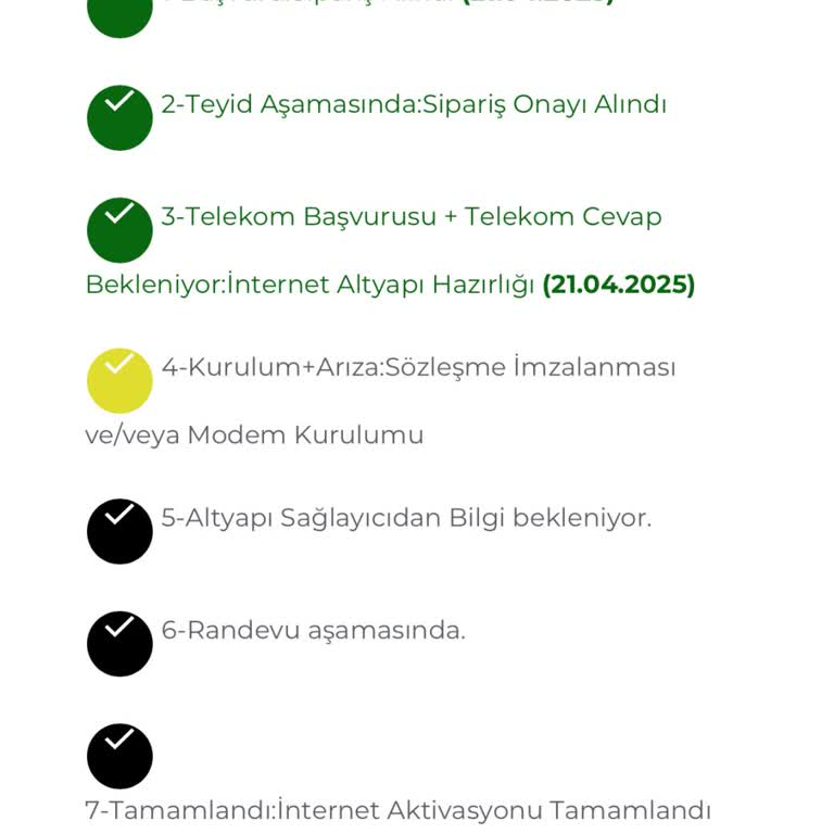 Kurulum Gecikmesi Nedeniyle Hizmetten Yararlanamıyorum