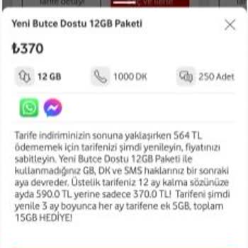 Taahhüt Sonrası Paket Değişikliğinde Devir Hakkı Verilmedi Ve Mağduriyetim Giderilmedi