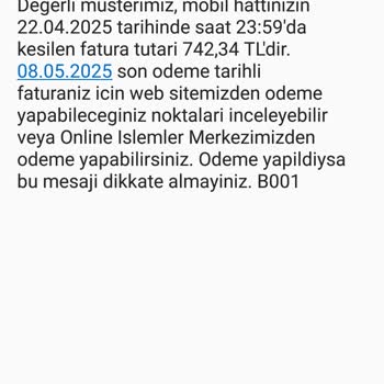 Türk Telekom Uygulamasında Yanlış Cayma Bedeli Bilgisi Nedeniyle Beklenmedik Fatura