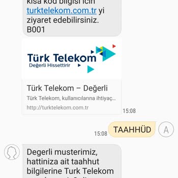 Türk Telekom Uygulamasında Yanlış Cayma Bedeli Bilgisi Nedeniyle Beklenmedik Fatura