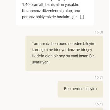 Bahis Oranında Haksız Gerekçeyle Para İadesi Yapılmadı
