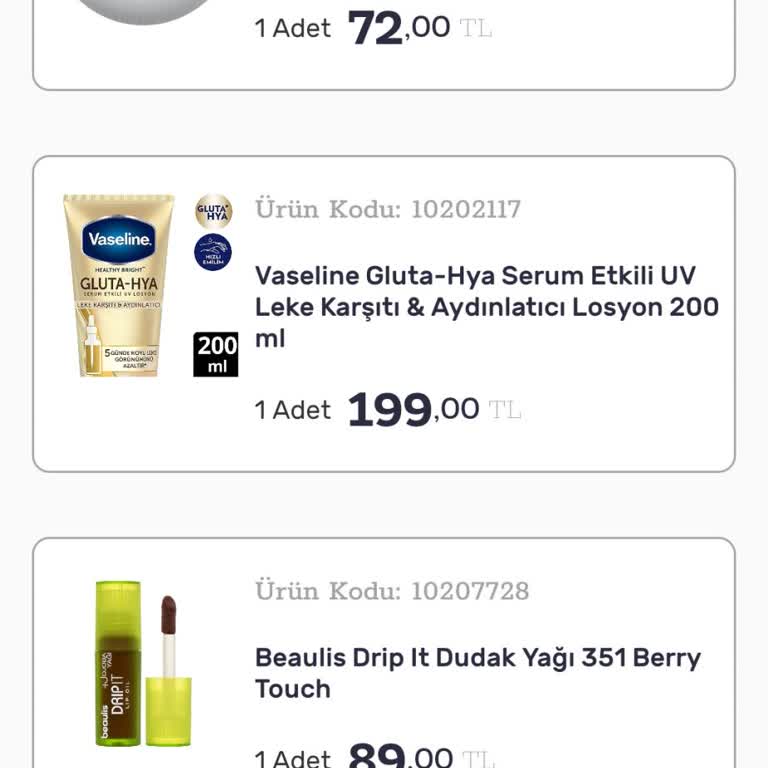 Aldığım Dudak Yağı Yanlış Ürün Olarak Gönderildi