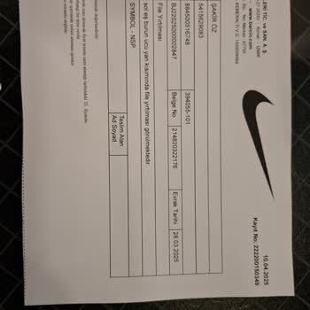 Nike Mağazasından Alınan Ayakkabıda Kısa Sürede Oluşan Yırtık Ve Garanti Sorunu