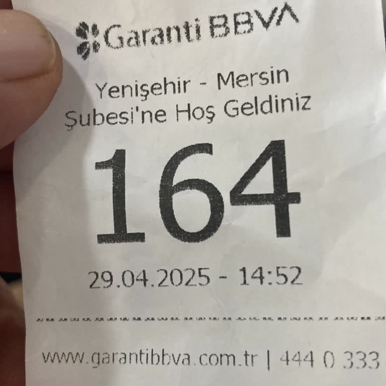 Mersin Yenişehir Garanti Bankası'nda Hesap Açma Sırasında Uzun Bekleme Sorunu