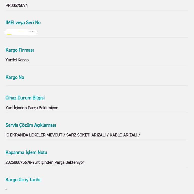 Servis Sürecinde Parça Bekleme Ve İletişimsizlik Mağduriyeti