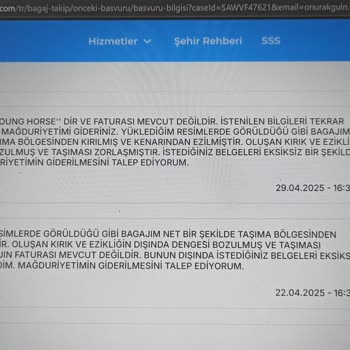 Ajet Uçuşunda Bagajım Zarar Gördü, Mağduriyetim Giderilmiyor