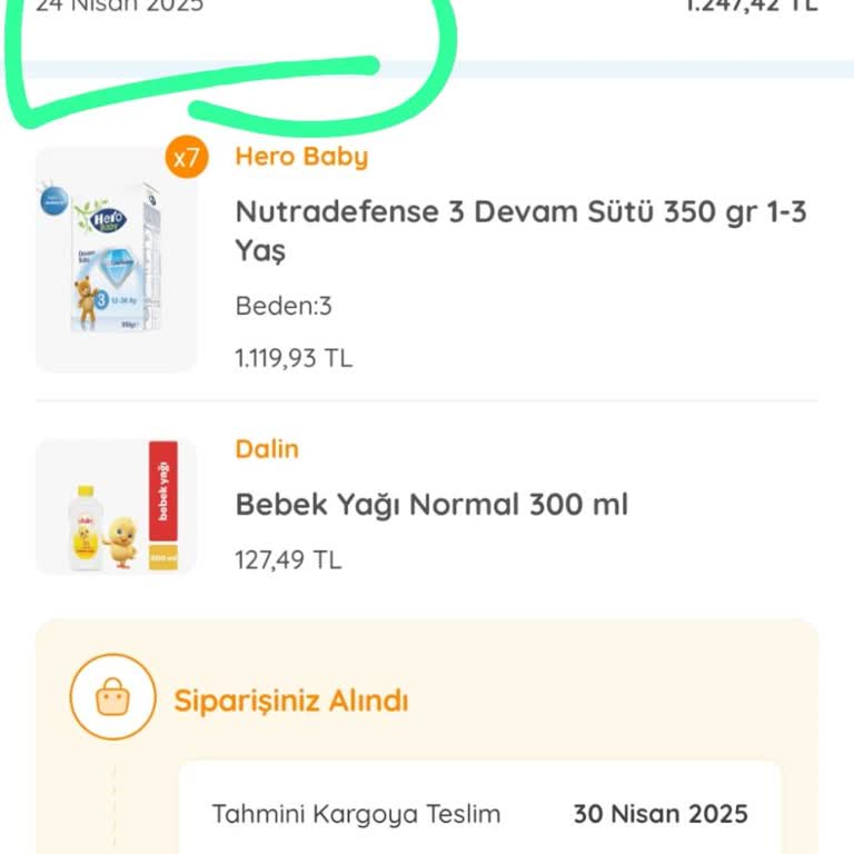 Mama Siparişim Bir Haftadır Kargoya Verilmedi