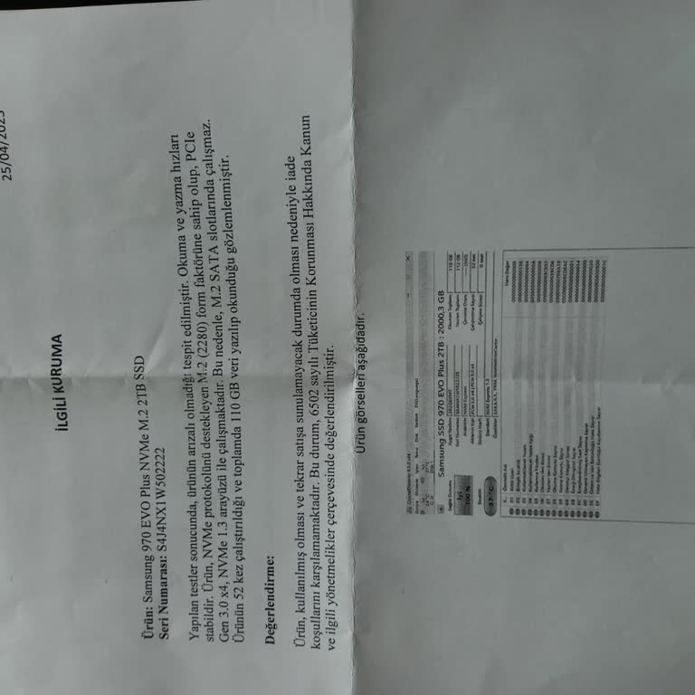 Çalışmayan SSD İçin İade Talebim Haksız Yere Reddedildi, Mağdur Edildim
