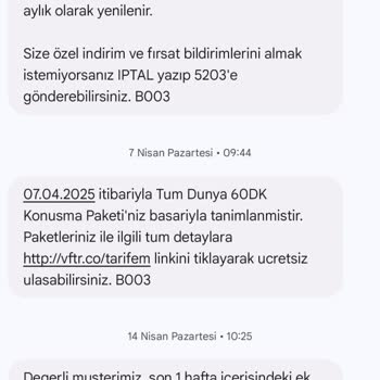 Yurt Dışı Paket Kullanımında Bilgilendirme Eksikliğiyle Yüksek Fatura Mağduriyeti