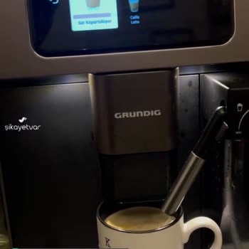 Grundig Süt Köpürtmüyor, Soğuk Yapıyor!