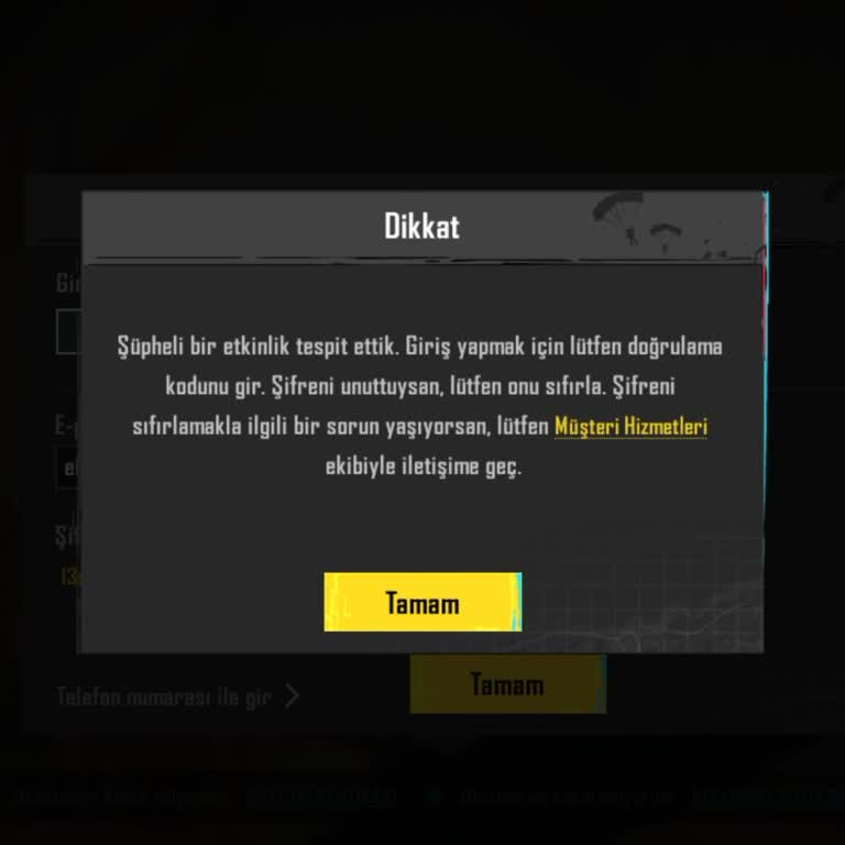 Satın Aldığım Hesaba Erişim Sağlanamıyor, Destek Alınamıyor
