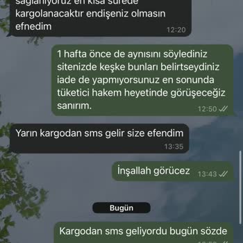 Sipariş Edilen Elbisenin Gönderilmemesi Ve Ücret İadesinin Yapılmaması