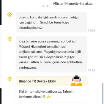 Binance TR Hesabım Devre Dışı Kaldı, Müşteri Desteğine Ulaşamıyorum