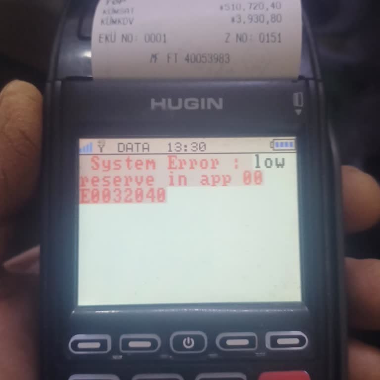 Hugin Yazar Kasa POS Arızası Nedeniyle Mağduriyet Ve İlgisizlik