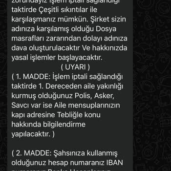 Çekiliş Vaadiyle Para Talebi Ve Tehdit Edici Mesajlar Nedeniyle Mağduriyet