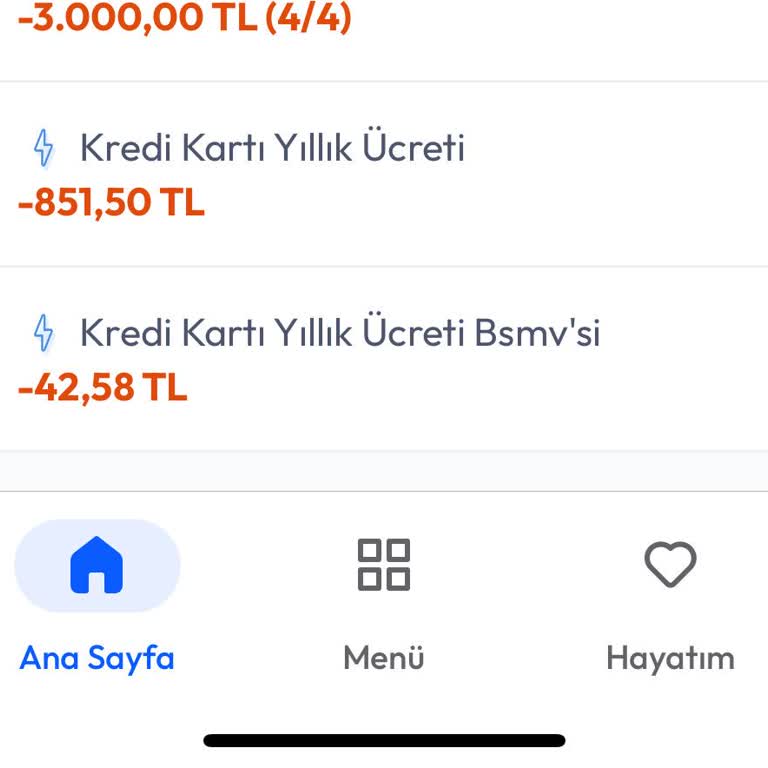 Kredi Kartı Yıllık Ücreti Ve Şartlı İade Uygulaması Hakkında Şikayet