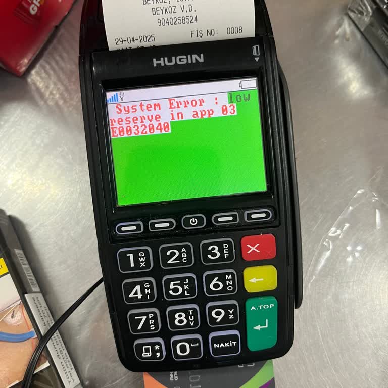 Hugin T300 Yazar Kasa Pos Sürekli Arızalanıyor, Müşteri Hizmetleri Yetersiz