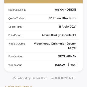 Düğün Çekimi Ve Albüm Teslimatında Yaşanan Hayal Kırıklığı
