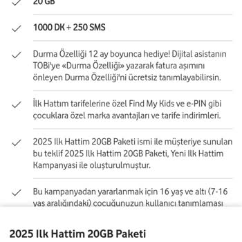 Yanlış Bilgilendirme Ve Haksız Ücretlendirme Nedeniyle Vodafone'dan Memnuniyetsizlik