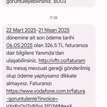 Yanlış Bilgilendirme Ve Haksız Ücretlendirme Nedeniyle Vodafone'dan Memnuniyetsizlik