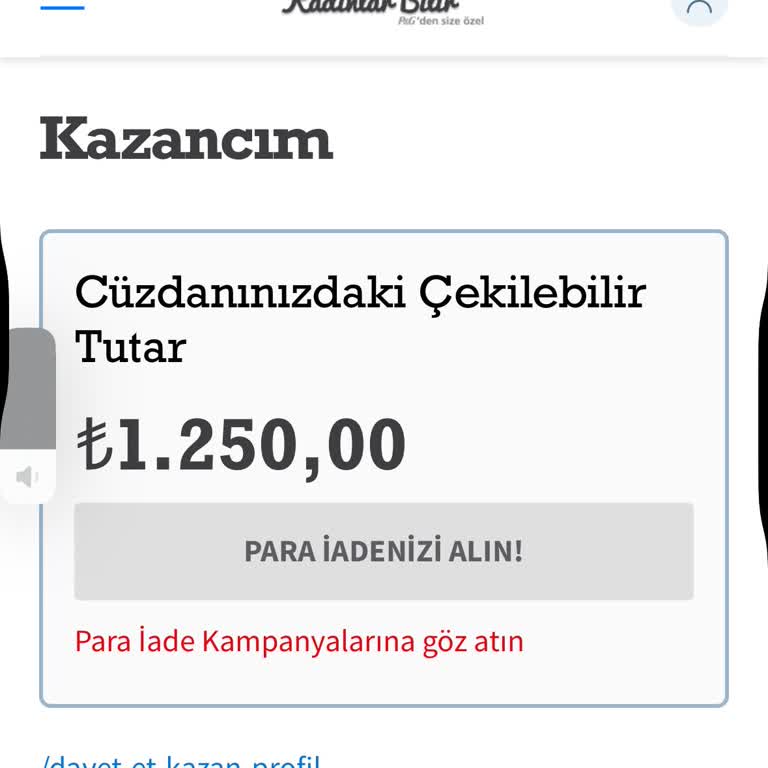 Para İadesi Butonu Çalışmıyor, Mağduriyet Yaşıyorum