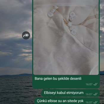 Satın Aldığım Elbise Görseldekiyle Uyuşmadı Ve İade Talebim Reddedildi