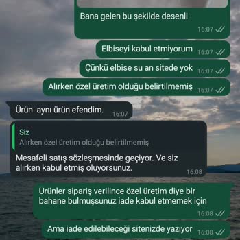 Satın Aldığım Elbise Görseldekiyle Uyuşmadı Ve İade Talebim Reddedildi