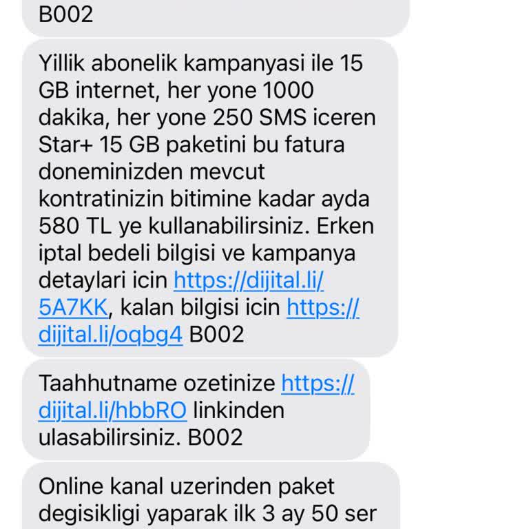 Onayım Olmadan Tarifem Değiştirildi, Eski Tarifeme Dönemiyorum
