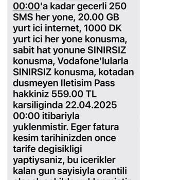 Vodafone Paket Geçişi Ve Mağduriyetlerim Giderilmedi