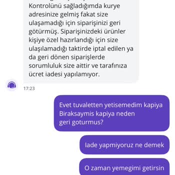 Eksik Adres Bilgisine Rağmen Yemek Teslim Edilmeden İptal Edildi, Ücret İadesi Yapılmadı