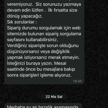 Siparişin Kargoya Verilmemesi Ve Yetersiz Müşteri Hizmetleri Nedeniyle Yaşanan Mağaza Hayal Kırıklığı