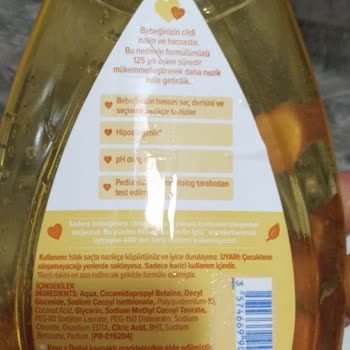 Johnson Baby Şampuanın Alerjik Etki Göstermesi