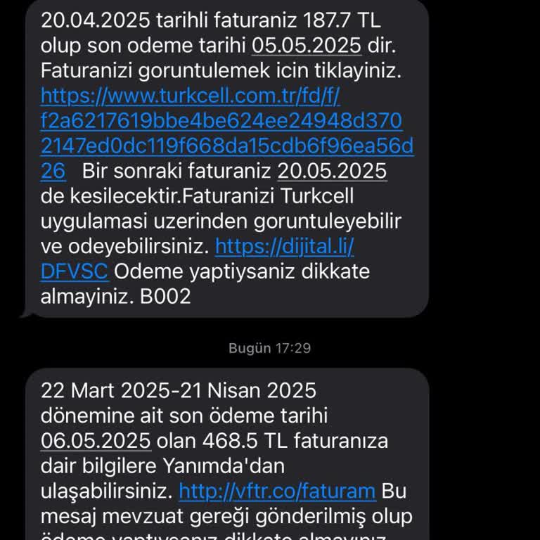 Vodafone'dan Başka Operatöre Geçerken Yaşanan Fatura Sorunu Ve Yetersiz Müşteri Hizmeti